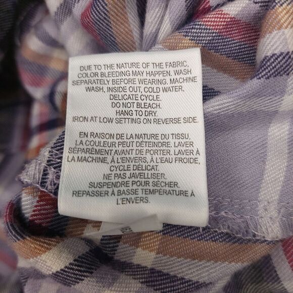 Womans Penningtons Button Down Plaid sz 3X Top - Picture 12 of 13